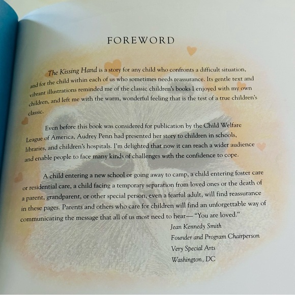 The Kissing Hand Audrey Penn Hardcover Picture Book - Picture 3 of 9